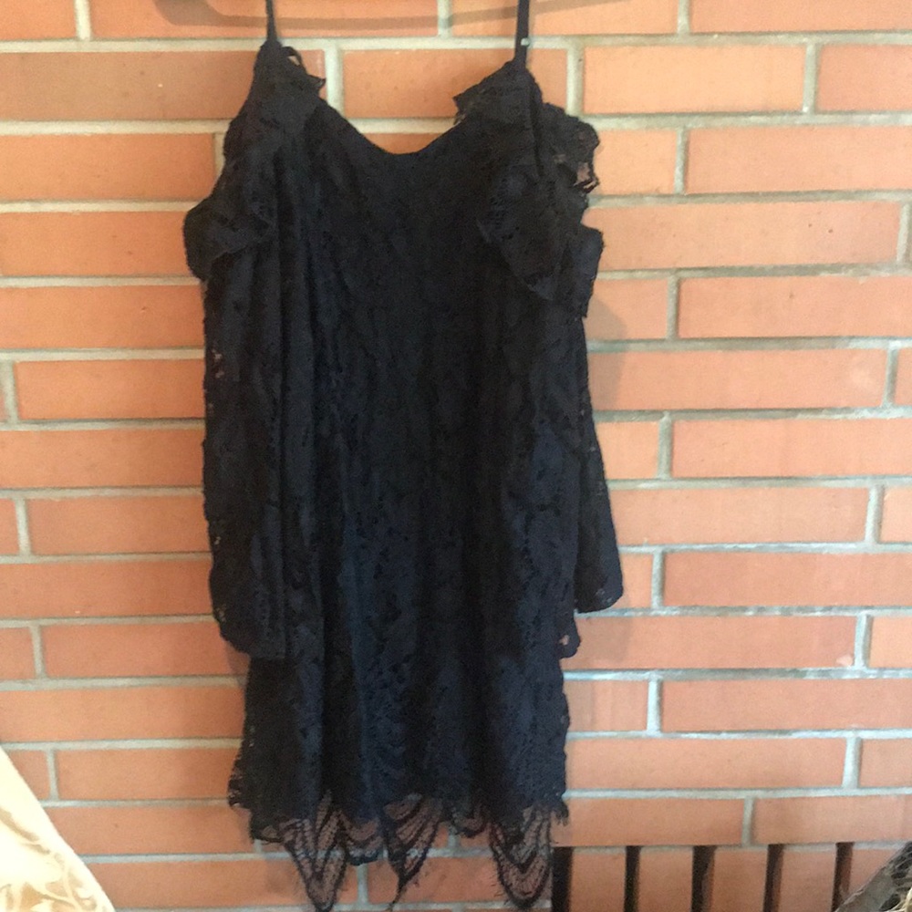 Cold shoulder dress